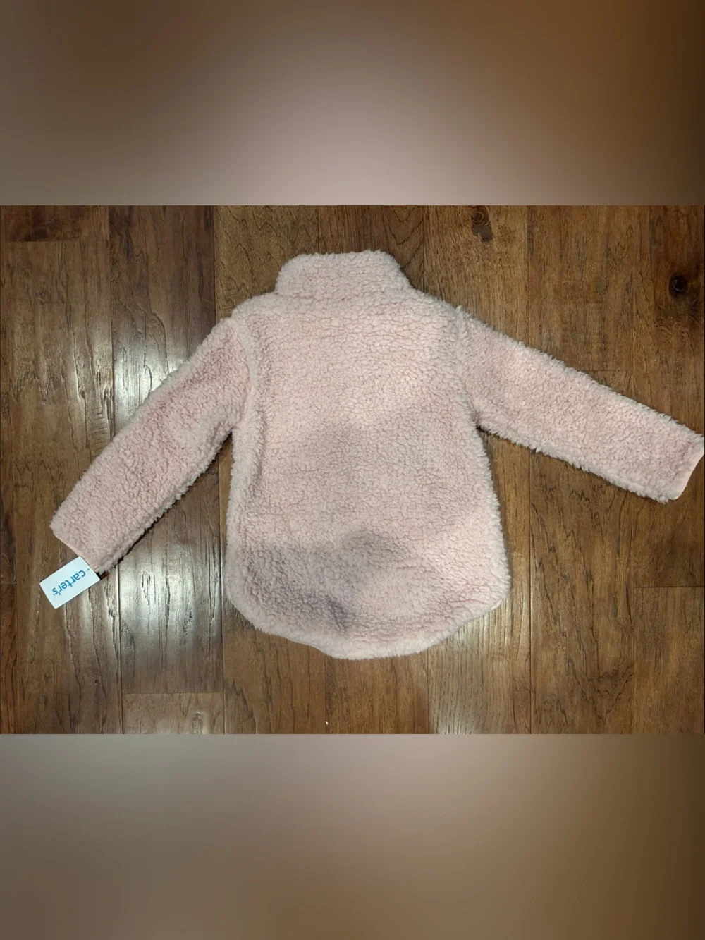 Carter's Plush Sherpa Half-Zip Pullover - Light Pink
